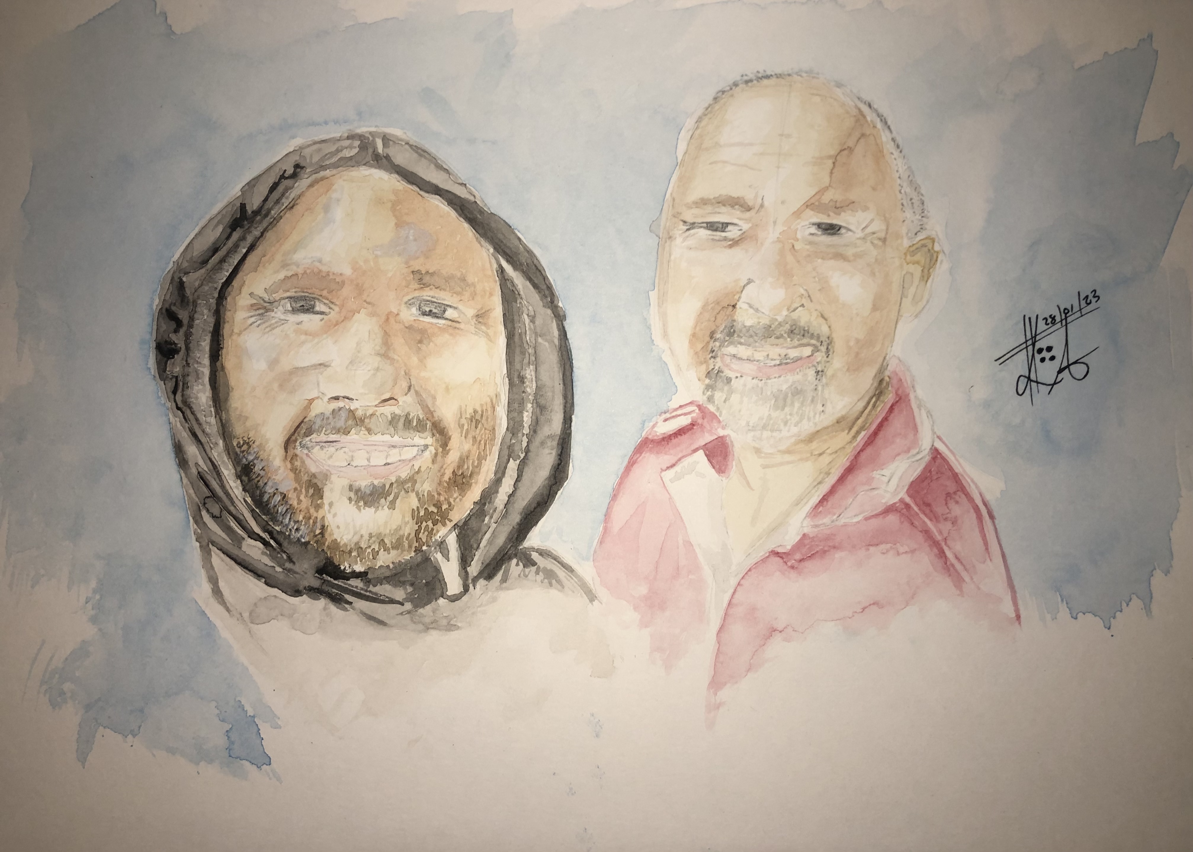 Stephen and father